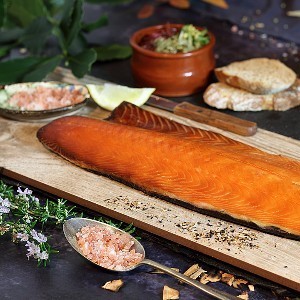 Barbecued Hot Smoked Salmon